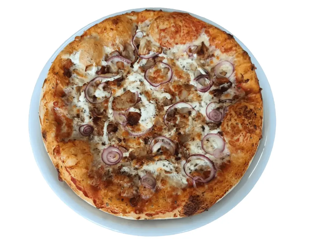 Pizza Chicken-Kebab Ø29cm (vorgebacken)
