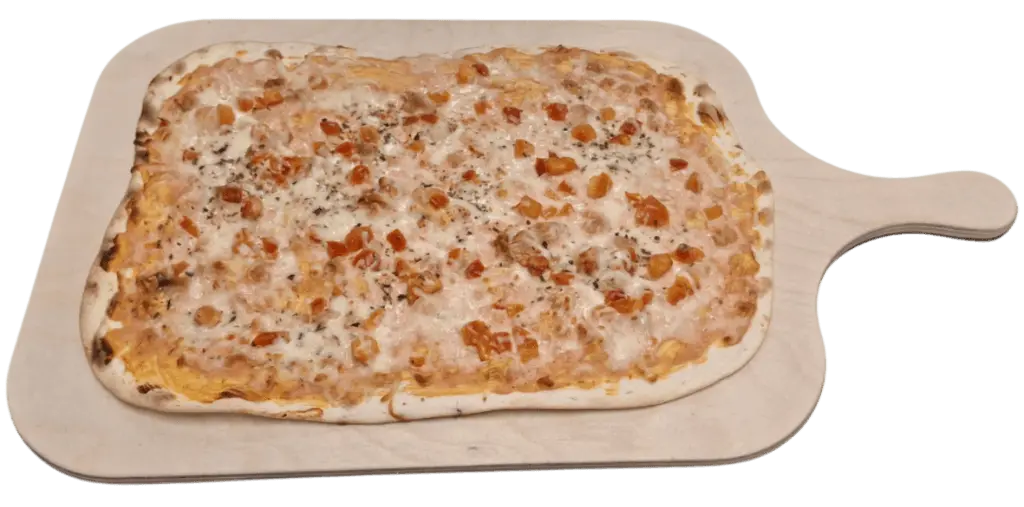 Flammkuchen "Tomate-Mozzarella" 35x26cm (10 Stück)