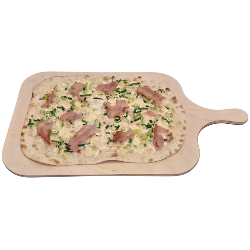 Lauch-Schinken-Käseflammkuchen 35x26cm (10 Stück)