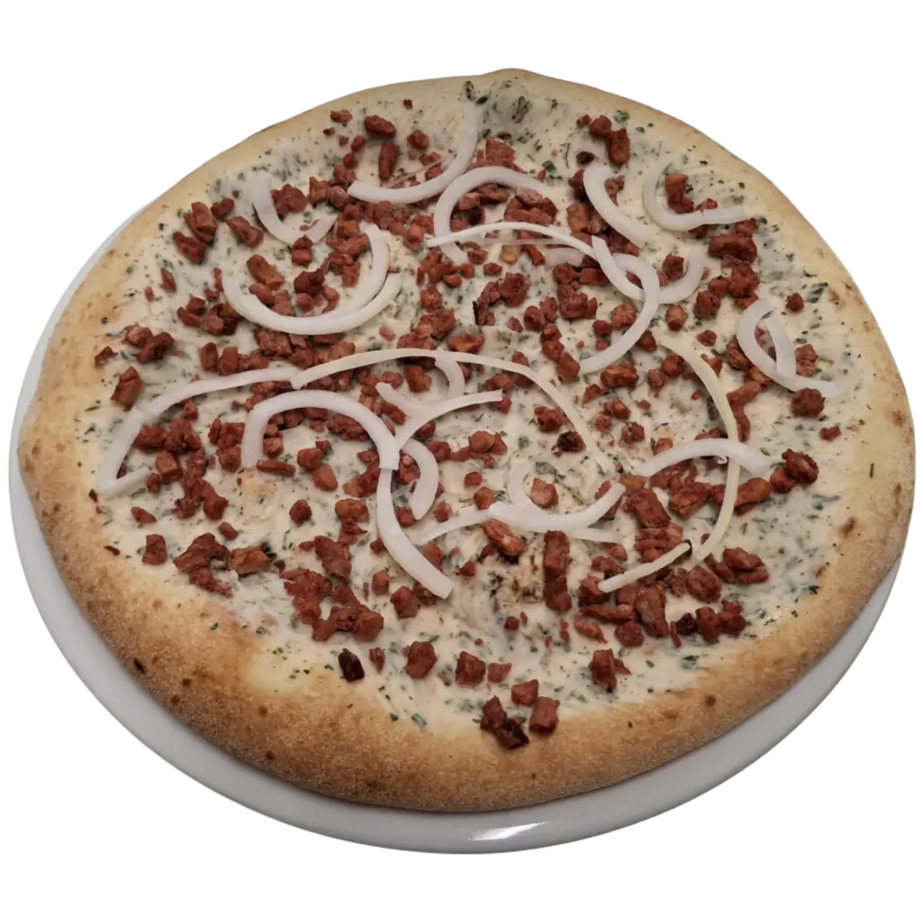 Vegane Alpenpizza "SpÄck & Zwiebel" Ø29cm (vorgebacken)