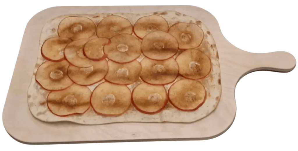 Apfelflammkuchen 35x26cm (5 Stück)