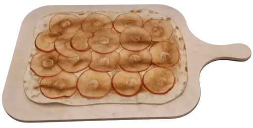 Apfelflammkuchen 35x26cm (10 Stück)